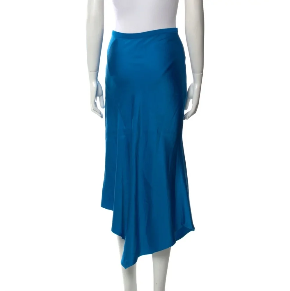 Anine Bing Silk Midi Length Skirt - Picture 1 of 6